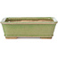 Rechthoekige groene bonsaipot van Hattori - 140 x 106 x 43 mm