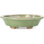 Mokko green bonsai pot by Hattori - 134 x 115 x 38 mm