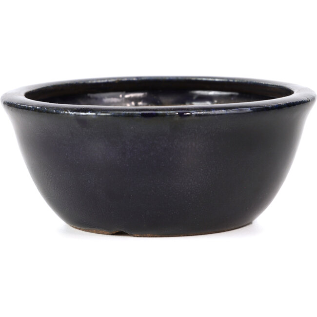 Vaso per bonsai Lotus blu di Hattori - 128 x 128 x 38 mm