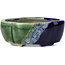 Mokko groene bonsaipot van Terahata Satomi Mazan - 101 x 87 x 40 mm
