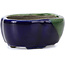 Mokko groene bonsaipot van Terahata Satomi Mazan - 101 x 87 x 40 mm