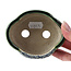 Maceta de bonsái verde Mokko de Terahata Satomi Mazan - 101 x 87 x 40 mm