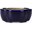 Mokko blue bonsai pot by Terahata Satomi Mazan - 101 x 87 x 40 mm