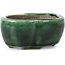 Vaso per bonsai Mokko verde di Terahata Satomi Mazan - 101 x 87 x 40 mm