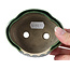 Mokko groene bonsaipot van Terahata Satomi Mazan - 101 x 87 x 40 mm