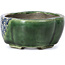 Vaso per bonsai Mokko verde di Terahata Satomi Mazan - 101 x 87 x 40 mm