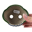 Mokko groene bonsaipot van Terahata Satomi Mazan - 101 x 87 x 40 mm