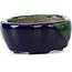 Maceta de bonsái verde Mokko de Terahata Satomi Mazan - 101 x 87 x 40 mm