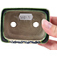Maceta de bonsái verde rectangular de Terahata Satomi Mazan - 87 x 65 x 37 mm