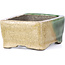 Maceta de bonsái rectangular beige de Terahata Satomi Mazan - 87 x 65 x 37 mm