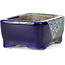 Maceta de bonsái verde rectangular de Terahata Satomi Mazan - 85 x 62 x 37 mm
