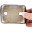 Maceta de bonsái verde rectangular de Terahata Satomi Mazan - 87 x 65 x 37 mm