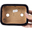 Rechthoekige blauwe bonsaipot van Hattori - 135 x 101 x 38 mm
