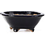 Pot à bonsaï bleu Mokko par Hattori - 133 x 114 x 47 mm