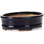 Vaso bonsai ovale blu di Hattori - 130 x 102 x 34 mm