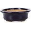 Vaso bonsai ovale blu di Hattori - 146 x 118 x 41 mm