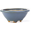 Mokko blue bonsai pot by Hattori - 134 x 115 x 52 mm