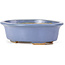 Mokko blue bonsai pot by Hattori - 128 x 95 x 42 mm