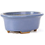 Mokko blue bonsai pot by Hattori - 128 x 95 x 42 mm
