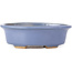 Mokko blue bonsai pot by Hattori - 128 x 95 x 42 mm