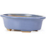 Mokko blue bonsai pot by Hattori - 128 x 95 x 42 mm