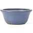 Pot à bonsaï rond bleu par Hattori - 115 x 115 x 55 mm