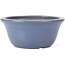 Pot à bonsaï rond bleu par Hattori - 115 x 115 x 55 mm