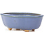 Mokko blue bonsai pot by Hattori - 130 x 95 x 45 mm