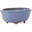 Mokko blue bonsai pot by Hattori - 130 x 95 x 45 mm