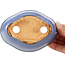 Pot à bonsaï bleu Mokko par Hattori - 130 x 95 x 45 mm