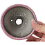 Pot à bonsaï rond craquelé rose par Bunzan - 104 x 102 x 45 mm