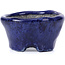 Vaso per bonsai rotondo blu di Bunzan - 54 x 54 x 30 mm