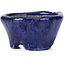 Vaso per bonsai rotondo blu di Bunzan - 54 x 54 x 30 mm