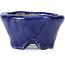 Pot à bonsaï rond bleu par Bunzan - 54 x 54 x 30 mm