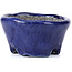 Vaso per bonsai rotondo blu di Bunzan - 54 x 54 x 30 mm