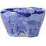 Pot à bonsaï rond bleu par Bunzan - 50 x 50 x 27 mm