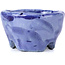 Pot à bonsaï rond bleu par Bunzan - 50 x 50 x 27 mm