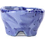 Pot à bonsaï rond bleu par Bunzan - 50 x 50 x 27 mm