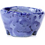 Pot à bonsaï rond bleu par Bunzan - 50 x 50 x 27 mm
