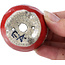 Ronde rode bonsaipot van Bunzan - 50 x 50 x 23 mm