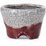 Maceta de bonsái redonda roja de Bunzan - 51 x 51 x 34 mm