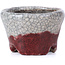 Maceta de bonsái redonda roja de Bunzan - 51 x 51 x 34 mm