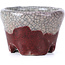 Maceta de bonsái redonda roja de Bunzan - 51 x 51 x 34 mm