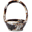 Pot à bonsaï rond marron par Bunzan - 105 x 105 x 135 mm