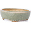 Pot à bonsaï ovale bleu par Yozan - 140 x 110 x 40 mm