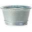 Round grey bonsai pot by Shoseki - 80 x 80 x 40 mm