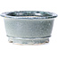 Round grey bonsai pot by Shoseki - 80 x 80 x 40 mm