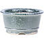 Pot à bonsaï rond gris par Shoseki - 80 x 80 x 40 mm