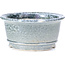 Round grey bonsai pot by Shoseki - 80 x 80 x 40 mm