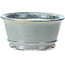 Pot à bonsaï rond gris par Shoseki - 80 x 80 x 40 mm
